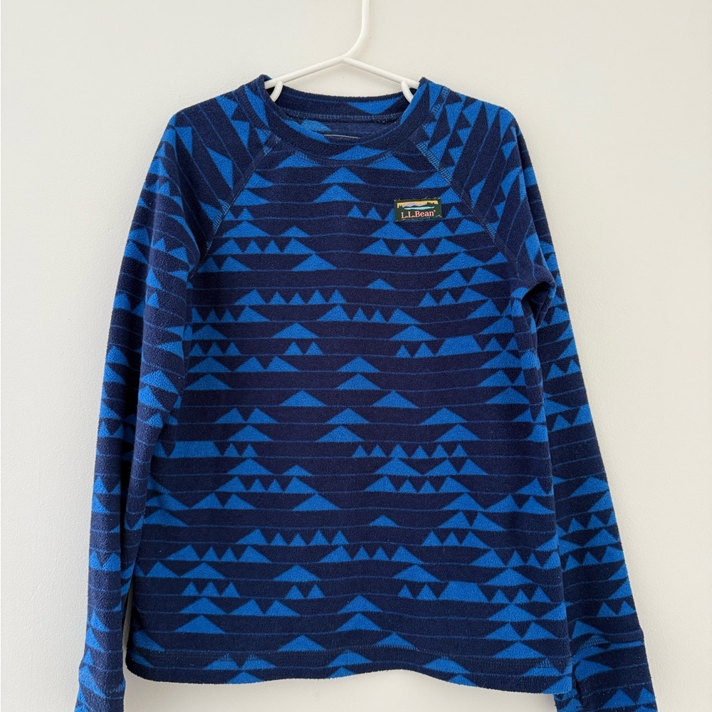 L.L. Bean Kids Blue Fleece, size 6x-7